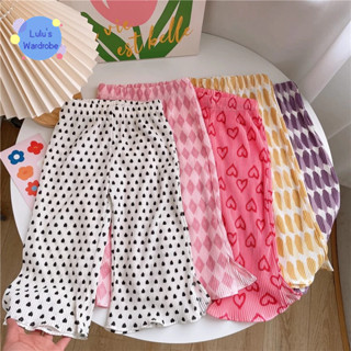 90-140cm Bé Gái Mùa Hè Mỏng Rộng Quần Muỗi Cho Bé Thời Trang In Hình Quần Thẳng Thoáng Khí