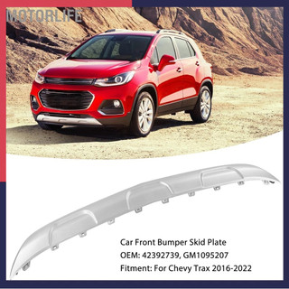 Motorlife Tấm cản trước xe ô tô trượt 42392739 Bảng điều khiển đường viền dưới màu bạc cho Chevy Trax 2016 đến 2022