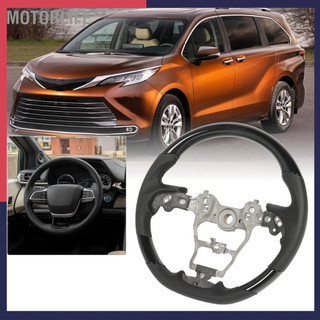 Motorlife vô lăng hydro dip da đục lỗ cho highlander xu70 sienna xl40 2020 đến 2023