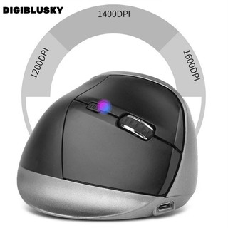 DIGIBLUSKY Chuột Quang Không Dây 2.4ghz Có Thể Sạc Lại Dùng Để Chơi Game