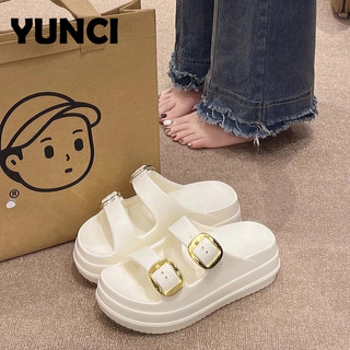 YUNCI  dép cross sục nữ 2024 HOTSALE Giày slip-on Phong cách thể thao Nổi bật Đàn hồi Kiểu dáng độc đáo Chất lượng cao FDL2440495 14Z240403