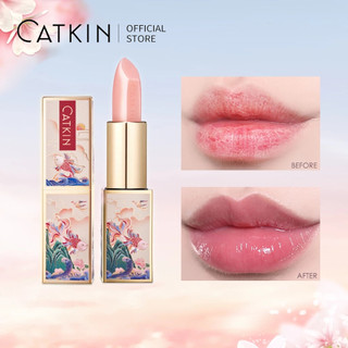 Kem dưỡng môi màu CATKIN Làm đẹp Chăm sóc da Son môi dưỡng ẩm tự nhiên Điều trị môi Vitamin E Bibir dưỡng ẩm Sự đổi màu Dưỡng ẩm Thành phần vitamin E an toàn 3.6g