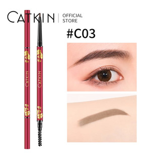 Catkin Lip Gloss Hydrating Lip Glaze Bút chì kẻ mày Bộ kết hợp chống nước Không dễ đổi màu