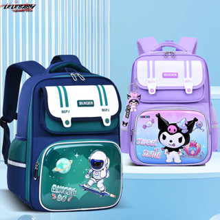  Phong Cách Mới 1-3-6 Lớp Kuromi Trường Tiểu Học Túi Nam Nữ Nhẹ Giảm Gánh Nặng Trẻ Em Ba Lô 