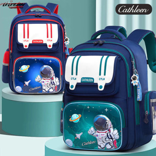  2024 Sản Phẩm Mới Phong Cách Anh Nam Nữ Trường Tiểu Học Túi Dung Tích Lớn Spaceman Nhẹ Giảm Gánh Nặng Trẻ Em Ba Lô 