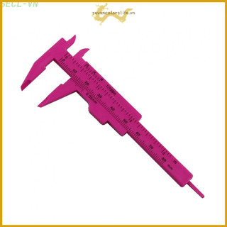 Oto 0-80mm nhựa trượt vernier caliper đo dụng cụ thước cân đôi