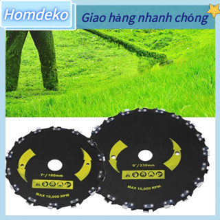 [Hàng Sẵn] Lưỡi cắt cỏ,Lưỡi máy cắt cỏ, Đĩa xích góc phải Hợp kim thép lưỡi cưa đĩa bánh xe Homdeko