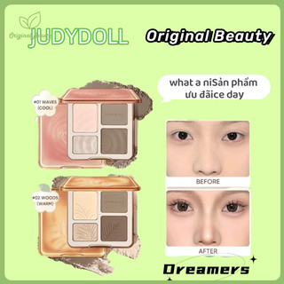 💥Thời gian giới hạn giá thấp💥Bảng phấn Judydoll Tích hợp đường viền có độ bóng cao chống thấm nước lâu trôi