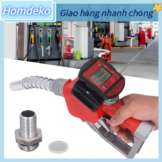 1in BSP Vòi phun nhiên liệu tự động Hợp kim nhôm Đồng hồ đo lưu lượng kỹ thuật số Diesel Xăng Homdeko