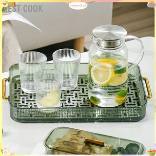 Best cook Khay trà thoát nước hai lớp có 2 tay cầm phục vụ trang trí thời
