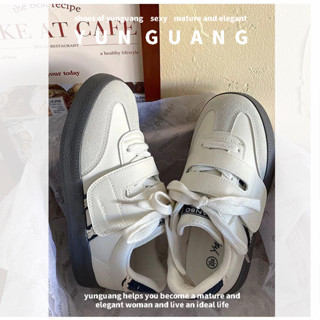 Yunguang Dopamine niche Velcro giày tập luyện đạo đức nữ mới đa năng phong cách đại học nhẹ thể thao và giày thường ngày