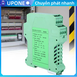 [Hàng Sẵn] Bộ phát tín hiệu cách ly dòng điện DC 24V 4-20mA điều hòa hiện PLC [UPONE]