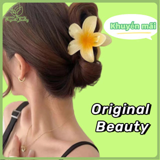 Phong Cách Mới Phong Cách Mùa Hè Kẹp Tóc Frangipani Lấy Kẹp Tóc Kẹp Tóc Tươi Mũ Đội Đầu Hoa Cá Mập Kẹp