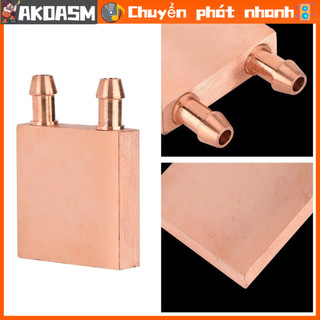 AKOASM Khối làm mát nước bằng đồng cho đầu GPU đồ họa CPU 40 * 10 mm