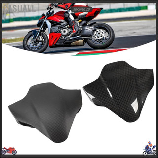 Casuall kính chắn gió xe máy làm lệch sợi carbon luồng không khí thay thế cho ducati street fighter v2 v4 s v4s