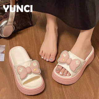 YUNCI dép cross dép kiểu nữ đi chơi Chất lượng cao Độ bền cao Đàn hồi Đẹp mắt FYT24400Y6 14Z240401