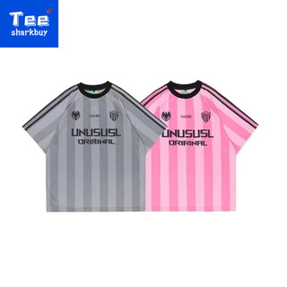 Áo thun ngắn tay dành cho cặp đôi Mỹ Nam OVERSIZE Áo sọc rộng mùa hè