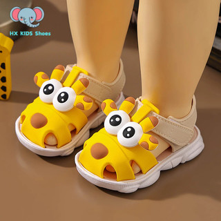 Giày sandal trẻ em mùa hè bé trai trẻ em mũi mở giày tập đi đế mềm nhựa chống trơn trượt cho bé gái giày sandal cho bé