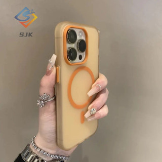 Ốp điện thoại mềm silicon chống rơi iphone15promax thân thiện với da mới cho iphone14 13 12promax 14plus 15plus ốp mềm mờ có sức hút từ tính