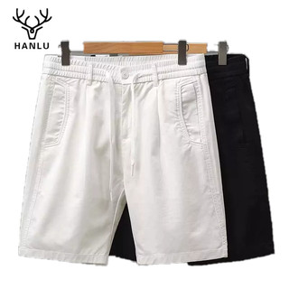 Quần short nam HANLU mới giản dị đa năng bảo hộ lao động nhiều túi thời trang thể thao đơn giản quần năm phần tư