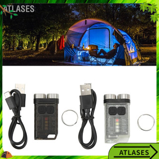 Atlases Đèn pin móc khóa mini cầm tay 900LM Sạc USB nhỏ để cắm trại ngoài trời
