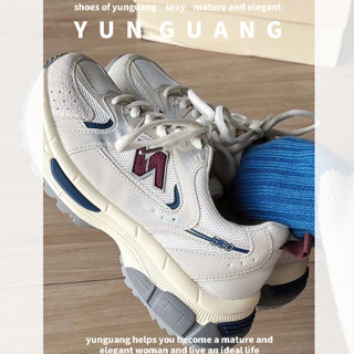 Giày thể thao YUNGUANG mới lưới đế dày thoáng khí NB thời trang giày chạy bộ thông thường