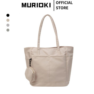 Túi Tote Chống Nước MURIOKI Có Túi Tai Nghe Cho Phụ Nữ Túi Tote Nylon đung Tích Lớn đa Ngăn Túi Tote đại Học Túi đeo Vai đi Lại