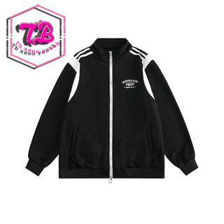  Tb xeno thanh niên áo khoác nam Mỹ retro đồng phục bóng chày phong cách đại học đứng cổ cặp đôi hàng đầu 