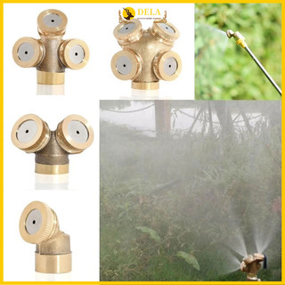 Vòi phun nước tưới vườn Béc Phun xịt thuốc trừ sâu bằng thau đúc 1 mắt, 2 mắt, 3 mắt, 4 mắt Đầu vòi phun xịt tưới cây