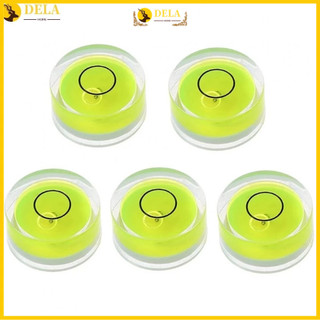5 PC Round Bubble-Level Mini Spirit-Level Bullseye Level Measurement Instrument#DELA