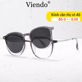  Kính Mát 2 Trong 1 Phân Cực VIENDO Kính Giả Cận Kẹp Trên Kính Mát Dành Cho Nữ Khung Đàn Hồi Chống Tia UV Ánh Sáng Xanh Bảo Vệ Kính Chống Nắng Lái Xe Câu Cá Du Lịch 