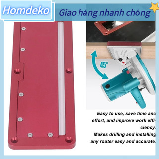 Homdeko Phần phụ kiện cưa tròn Tấm lật sàn bằng hợp kim nhôm cho chế biến gỗ