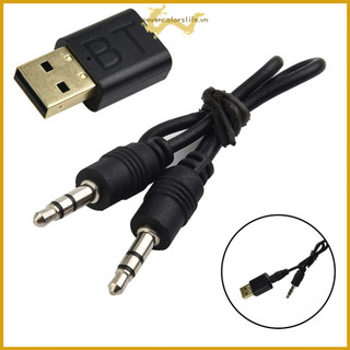 Exqu bluetooth 5.0 bộ thu phát âm thanh usb 3.5mm bộ chuyển đổi aux tv ô tô loa pc