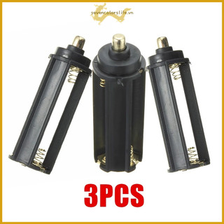 Bộ 3 Hộp Đựng Pin 65 * 21mm AAA + 18650