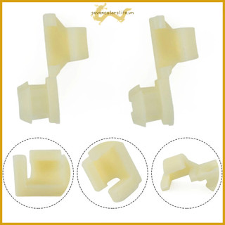 2pcs car rear tailgate handle rod clip plastic fastener clamp set 15545178