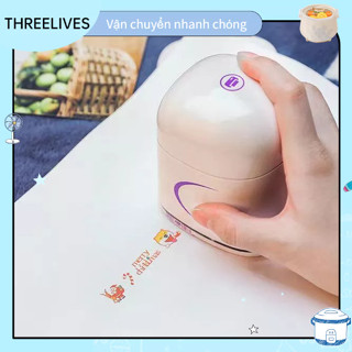 [Hàng Sẵn] Máy in tem nhãn màu cầm tay USB có thể sạc lại mini HD di động Bluetooth cho thiết kế, In nhãn mác, ghi chú đồ dùng, tem trà sữa dễ dàngt THREELIVES