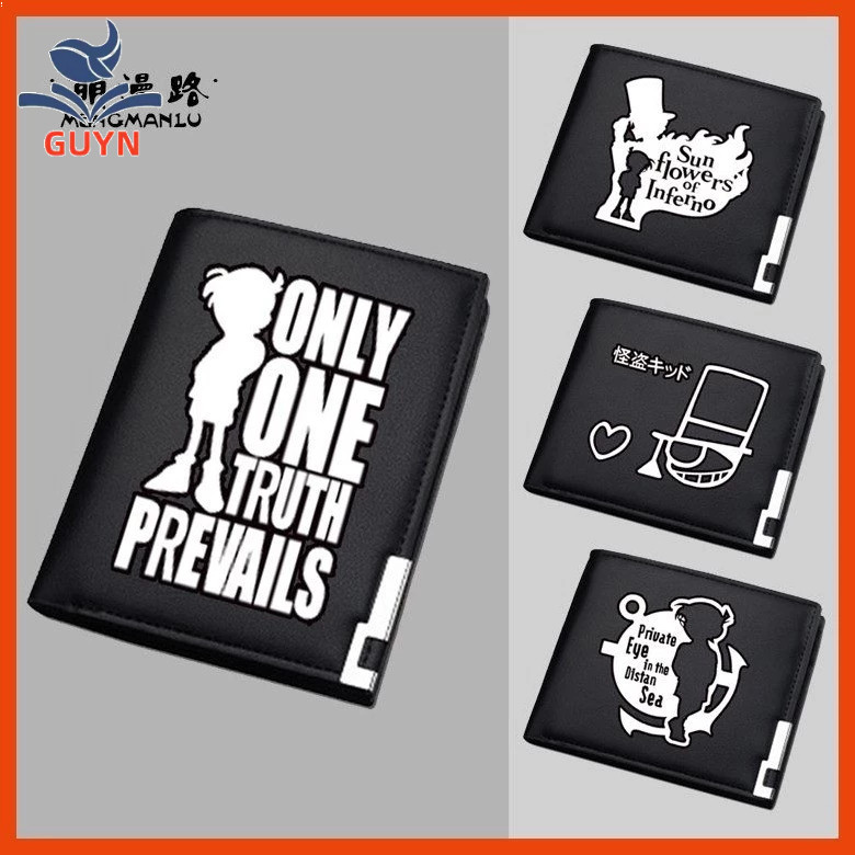 Ví Thám Tử Lừng Danh Conan Shinichi Kudo Kaito Kidd Hàng Hóa Anime Thám Tử Lừng Danh Conan Ví Ngắn Đ