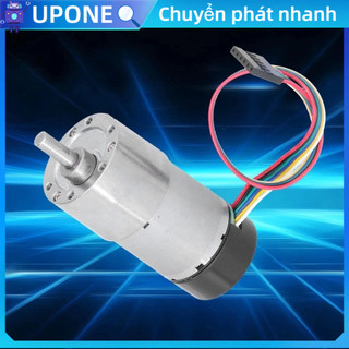 Jgb37‑3530 dc12v bộ mã hóa động cơ bánh răng kim loại giảm tốc độ xoắn cao-upone