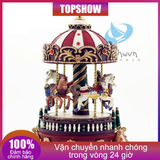 Hộp nhạc cụ hình xe hơi / hộp nhạc chất liệu nhựa resin cho bé