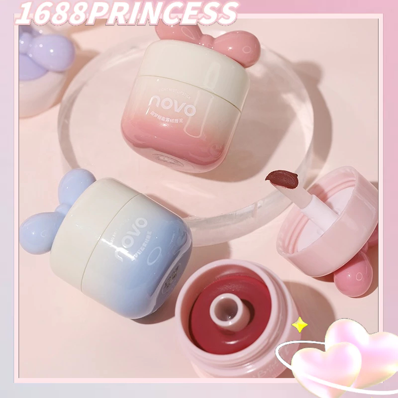 PP NOVO SON KEM LÌ  SON TINT  MÁ HỒNG trang trí nơ