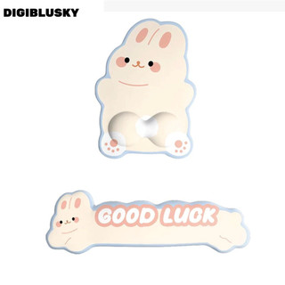 DIGIBLUSKY GOOD LUCK Rabbit Rest Bộ đệm cổ tay Miếng đệm chuột + Bộ bàn phím