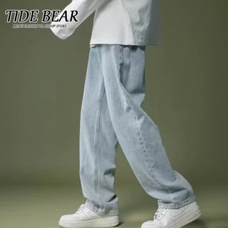 Tide bear quần jean nam ống rộng quần jean nam ống rộng