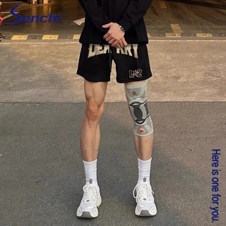 Quần short Senchi thêu phong cách Mỹ quần short dáng rộng thoáng khí đa cảnh
