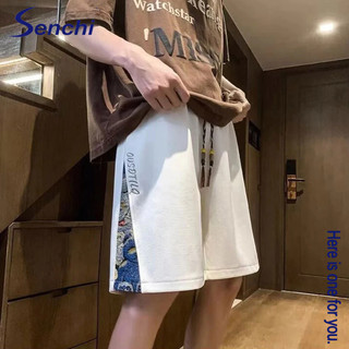 Quần short nam Senchi Mỹ thiết kế hợp thời trang mới quần thể thao dáng rộng