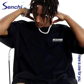 Áo thun bé trai Senchi thương hiệu thời trang hip-hop đường phố Mỹ phong cách Hồng Kông