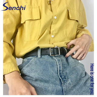 Senchi Mới Đơn Giản Thắt Lưng Nam ins Phong Cách Đa Năng Và Cá Tính Quần Thắt Lưng Phiên Bản Hàn Quốc Sinh Viên Hợp Thời Trang Làm Việc