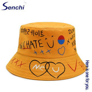 Mũ che nắng graffiti đường phố phong cách Hàn Quốc dành cho học sinh