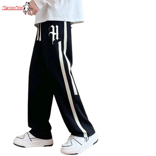 Quần rộng thể thao nam thẳng hợp thời trang phong cách Hàn Quốc dành cho nam béo trông thon gọn và đa năng