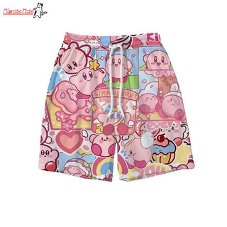 Kirby Quần Short Thể Thao Nam Cặp Đôi Quần Đi Biển Thường Ngày Rời Ống Rộng Quần Năm Cấp Quần