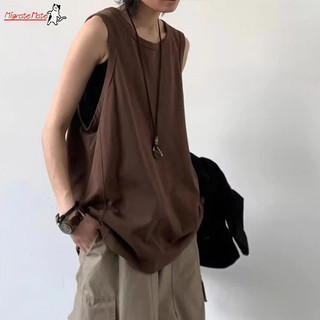 Áo vest cổ điển Nhật Bản dành cho bé trai và bé gái có áo ghi lê dáng rộng và áo nỉ đáy không tay đa năng